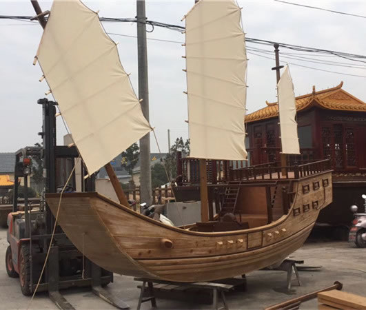 鄭和下西洋寶船木船模型
